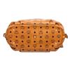 Image 5 : MCM Cognac Visetos Coated Canvas Leather Medium Hobo Bag