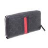 Image 2 : Gucci Navy Blue Web Guccissima Leather Zippy Wallet