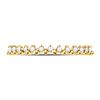 Image 2 : 1/8 CTW Round Diamond Stackable Ring 10kt Yellow Gold - REF-10W2F