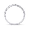 Image 3 : 1/6 CTW Round Diamond Stackable Ring 10kt White Gold - REF-14F4M