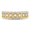 Image 2 : 1/3 CTW Round Diamond Triple Row Vintage-inspired Ring 10kt Yellow Gold - REF-35Y9X