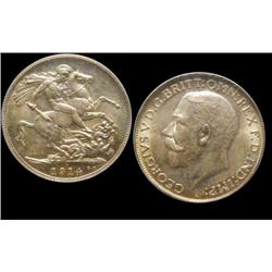 1914c  Sovereign  PCGS MS64  Well struc