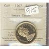 Image 1 : 1967  $20 Gold ICCS SP66 HEAVY CAMEO, a