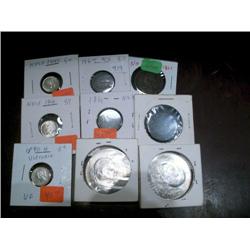 Nova Scotia 1/2 cent 1861 VF-20, 1864 E