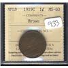 1919c  1 cent ICCS MS60  a nice chocola