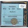 1873  Obverse 2  CCCS VG-10, a nice coi