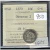 1870  10 cents  ICCS G-6    Key date!