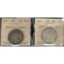 1896 Small W Obverse 2 ICCS F15, 1898