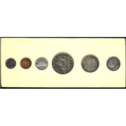 Proof-like set, 1955, coins are lightly
