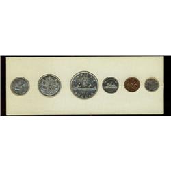 Proof-like set, 1957, coins are mostly 