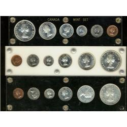 Proof-like sets 1960.  3 sets. Coins ar