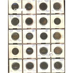 Complete Victorian set!  Dates are fr