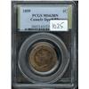 Image 1 : 1859 DP#2 PCGS MS63 brown with about 20