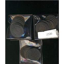 An interesting lot of 33 x 1859 1 cent 