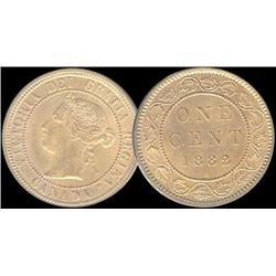 1882H  MS-65 Red,  90% red lustre.  Sca