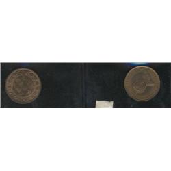 1887, 1902  both coins are MS62 or bett