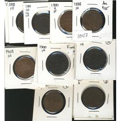 1888 AU-50, 1890H VF-30, 1891 LDLL F-15