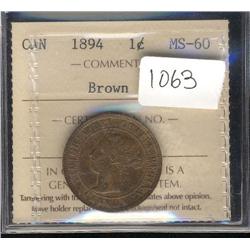 1894  ICCS MS60 brown, a better date.