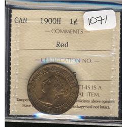 1900H  ICCS MS64 Red  85% red/gold lust