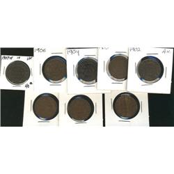 1902, 1903, 1904, 1906, 1907H, 1908, 19