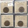 Image 1 : 1904, 1910, 1913 and 1919.  All four co
