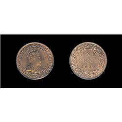 1907H  ICCS MS64PQ Red,  95% wine red l