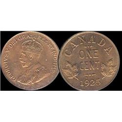 1925 small cents  ICCS MS64 Red,  95% r