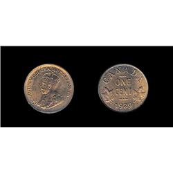 1929  ICCS MS64 Red,  95% red lustre.  