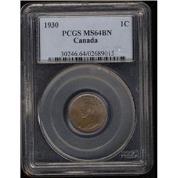 1930  PCGS MS64 brown with nice surface