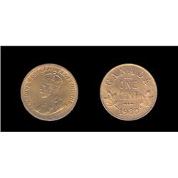 1930  ICCS MS64 Red,  95% red lustre.  