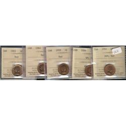 1953 NSF, 1954 SF, 1959, 1962, 1963.  A