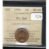 Image 1 : 1954 SF  ICCS MS65  Full Red