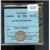 Image 1 : 1858 Large date variety  CCCS VG-10.  A