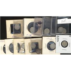 1871, 1872H, 1874H Cross 4, 1903 (2), 1