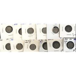 1880H (2), 1899 (5), 1900 Oval (4), 1