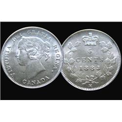 1883H  PCGS MS-63, Fully Brilliant and 