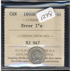 1890H  ICCS AU50  Error Is noted on ce