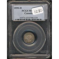 1890H PCGS MS-65, great fields and lust