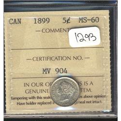 1899  ICCS MS60  Mostly brilliant.  A l