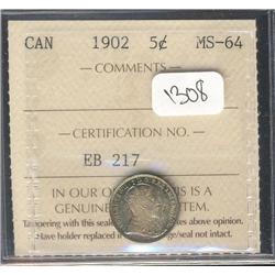 1902  ICCS MS64 PQ+  Superbly toned.  A