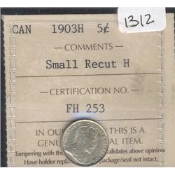 1903 Small H  ICCS MS63  Light gold ove