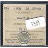 Image 1 : 1908 Small 8  ICCS MS60 Brilliant with 