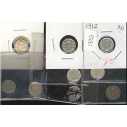 1912 (4), 1913, 1918 (3), 1920.  Lot of