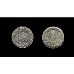 1921 5 cents in choice Mint state con