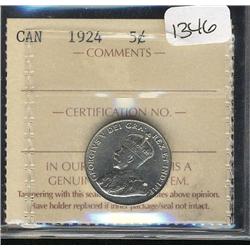 1924  ICCS MS63, well struck with the e