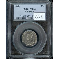 1925  PCGS MS63 , Well struck and showi