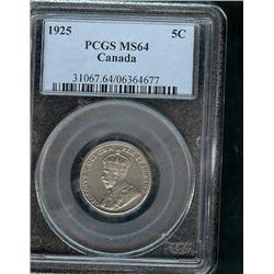 1925  PCGS MS64 , Well struck and showi