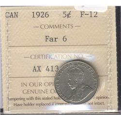 1926 Far 6 ICCS F12. A nice example of 