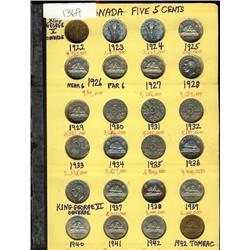 A nice 5 cents lot!  1930, 1931, 1932