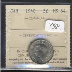 1940  ICCS MS64  Well struck with good 